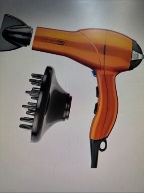 Infiniti Pro Conair Quick Styling Salon Hair Dryer with Diffuser, Concentrator